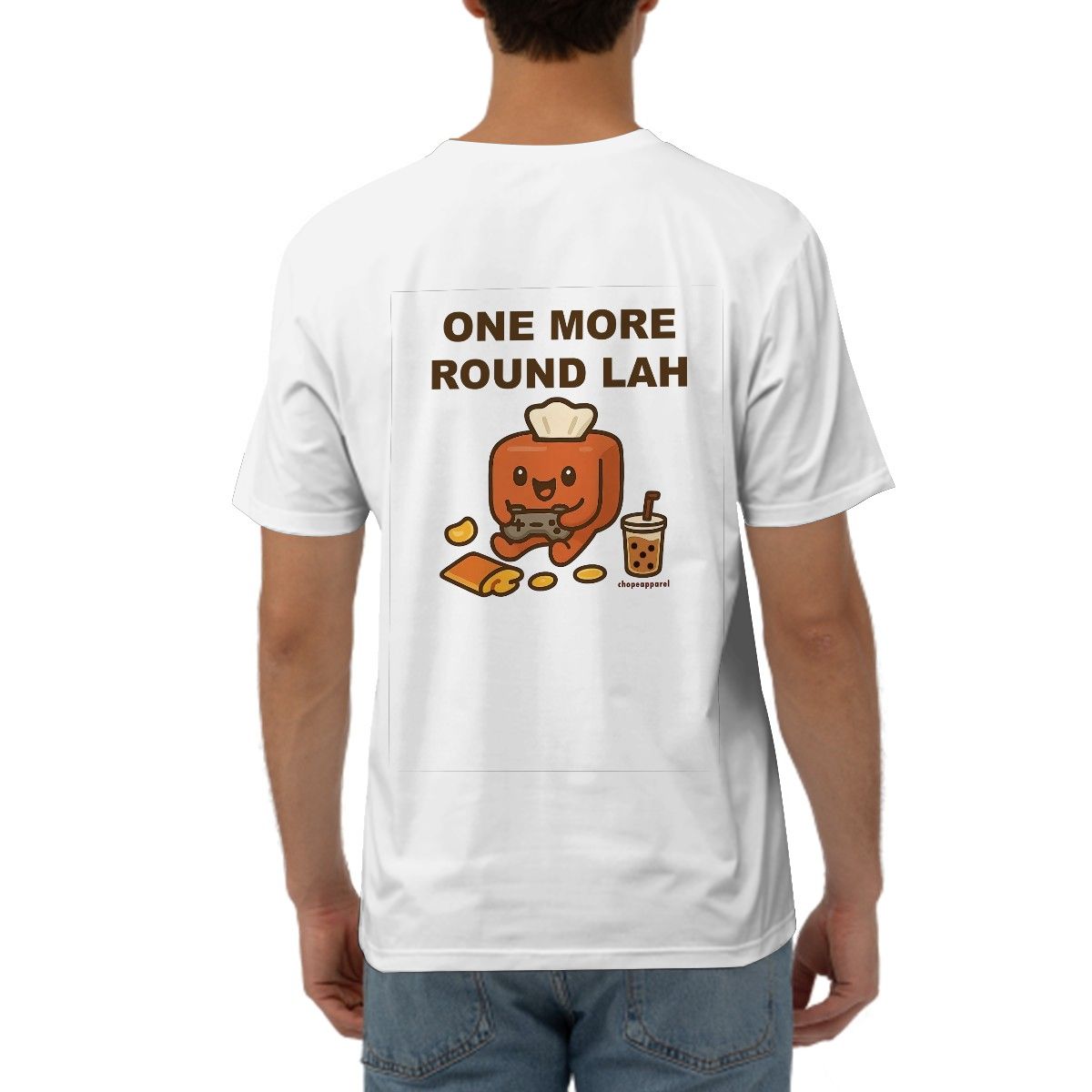 One More Round Lah Singlish T-Shirt – Funny Singapore Slang Gaming Streetwear Tee